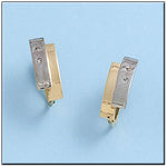 PENDIENTES ORO 18KL BICOLOR CIRCONITAS