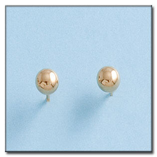 PENDIENTES ORO 18KL BOLA - 5MM