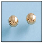 PENDIENTES ORO 18KL BOLA - 8MM