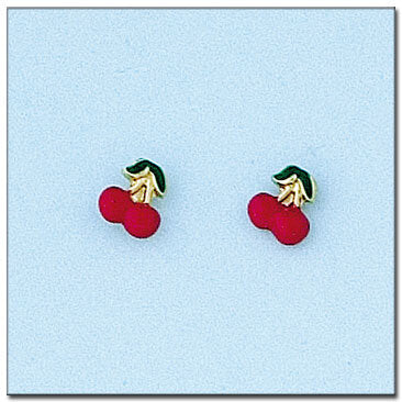 PENDIENTES ORO 18KL CEREZAS