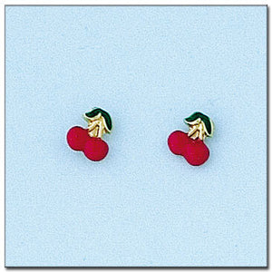 PENDIENTES ORO 18KL CEREZAS