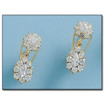 PENDIENTES ORO 18KL CIRCONITAS