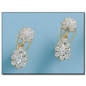 PENDIENTES ORO 18KL CIRCONITAS