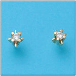 PENDIENTES ORO 18KL CIRCONITAS