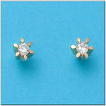 PENDIENTES ORO 18KL CIRCONITAS