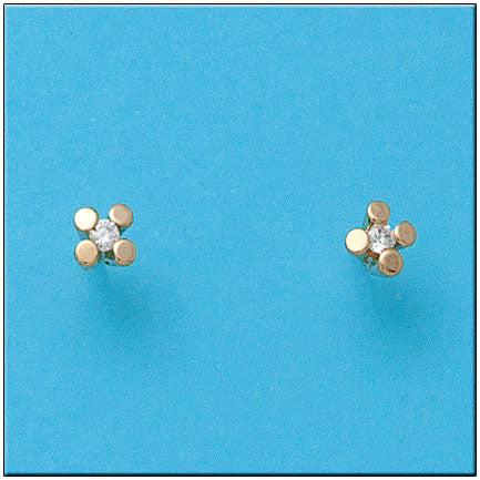 PENDIENTES ORO 18KL CIRCONITAS
