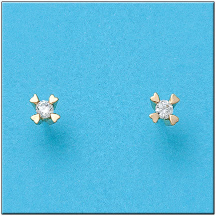 PENDIENTES ORO 18KL CIRCONITAS