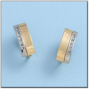 PENDIENTES ORO 18KL CIRCONITAS