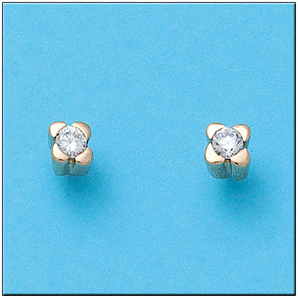 PENDIENTES ORO 18KL CIRCONITAS