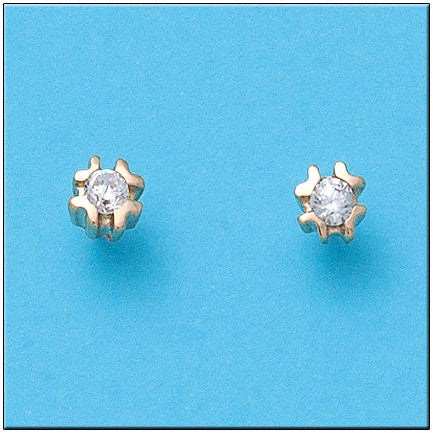 PENDIENTES ORO 18KL CIRCONITAS