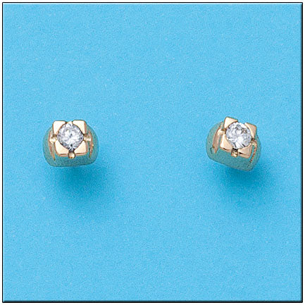 PENDIENTES ORO 18KL CIRCONITAS