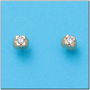 PENDIENTES ORO 18KL CIRCONITAS