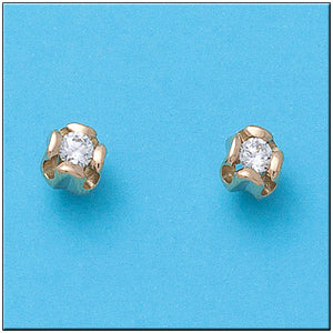 PENDIENTES ORO 18KL CIRCONITAS