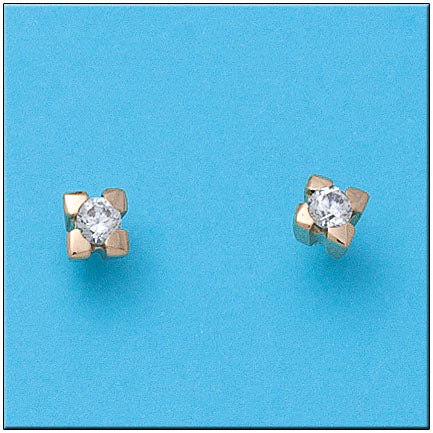 PENDIENTES ORO 18KL CIRCONITAS