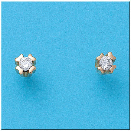 PENDIENTES ORO 18KL CIRCONITAS