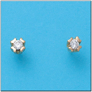 PENDIENTES ORO 18KL CIRCONITAS