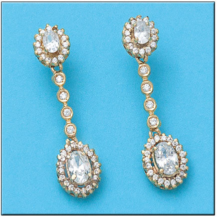 PENDIENTES ORO 18KL CIRCONITAS