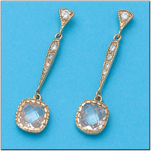 PENDIENTES ORO 18KL CIRCONITAS