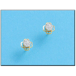 PENDIENTES ORO 18KL CIRCONITAS