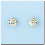 PENDIENTES ORO 18KL CIRCONITAS