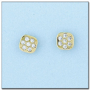 PENDIENTES ORO 18KL CIRCONITAS