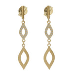 PENDIENTES ORO 18KL CIRCONITAS - 5x30MM