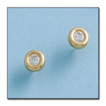 PENDIENTES ORO 18KL CIRCONITAS - 7MM
