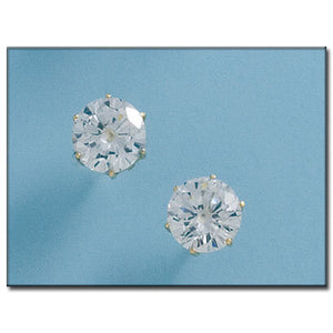 PENDIENTES ORO 18KL CIRCONITAS 9MM