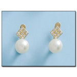 PENDIENTES ORO 18KL CON PERLAS