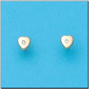 PENDIENTES ORO 18KL CORAZON
