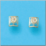 PENDIENTES ORO 18KL CUADRADOS