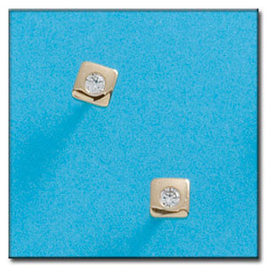 PENDIENTES ORO 18KL CUADRADOS