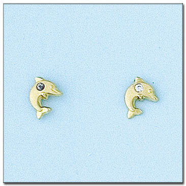 PENDIENTES ORO 18KL DELFIN