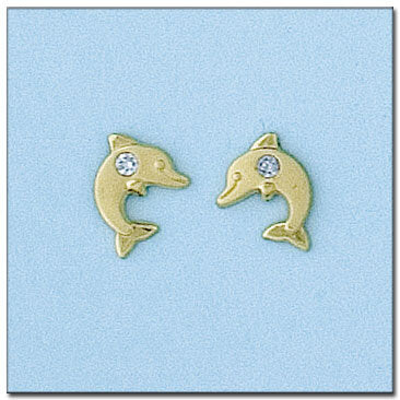 PENDIENTES ORO 18KL DELFIN