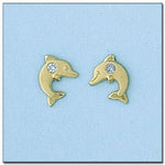 PENDIENTES ORO 18KL DELFIN