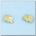 PENDIENTES ORO 18KL ELEFANTE
