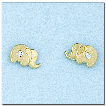 PENDIENTES ORO 18KL ELEFANTE