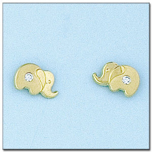 PENDIENTES ORO 18KL ELEFANTE