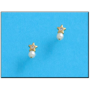 PENDIENTES ORO 18KL ESTRELLA