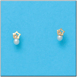 PENDIENTES ORO 18KL ESTRELLAS