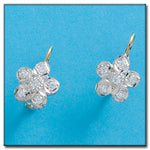 PENDIENTES ORO 18KL FLOR