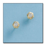 PENDIENTES ORO 18KL FLOR