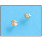PENDIENTES ORO 18KL FLOR