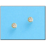 PENDIENTES ORO 18KL FLOR