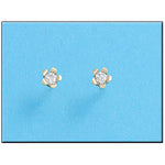 PENDIENTES ORO 18KL FLOR