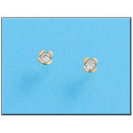 PENDIENTES ORO 18KL FLOR