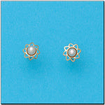 PENDIENTES ORO 18KL FLOR