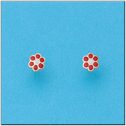 PENDIENTES ORO 18KL FLOR