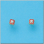 PENDIENTES ORO 18KL FLOR