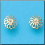 PENDIENTES ORO 18KL FLOR